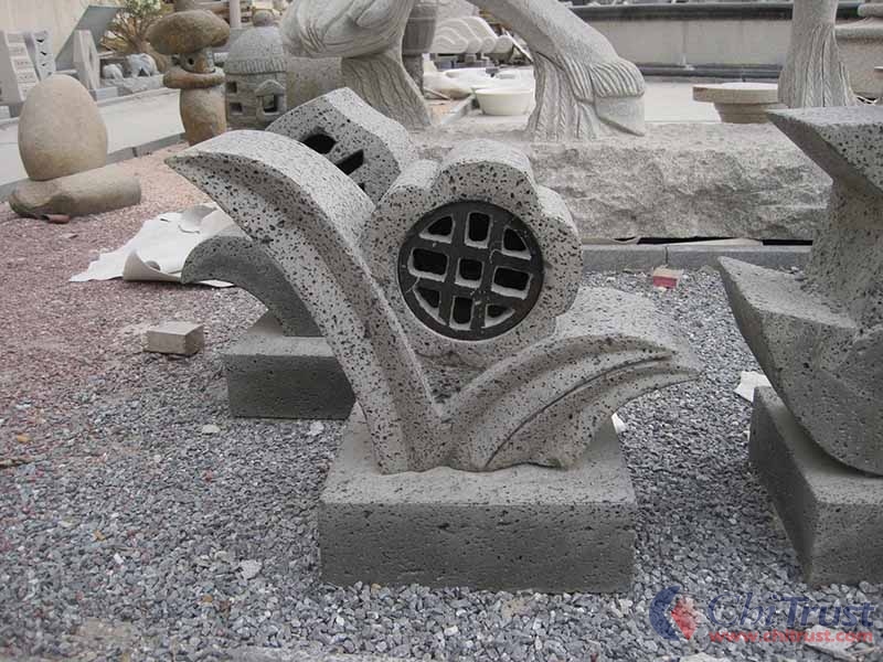 Japanese style granite Stone Lantern 12